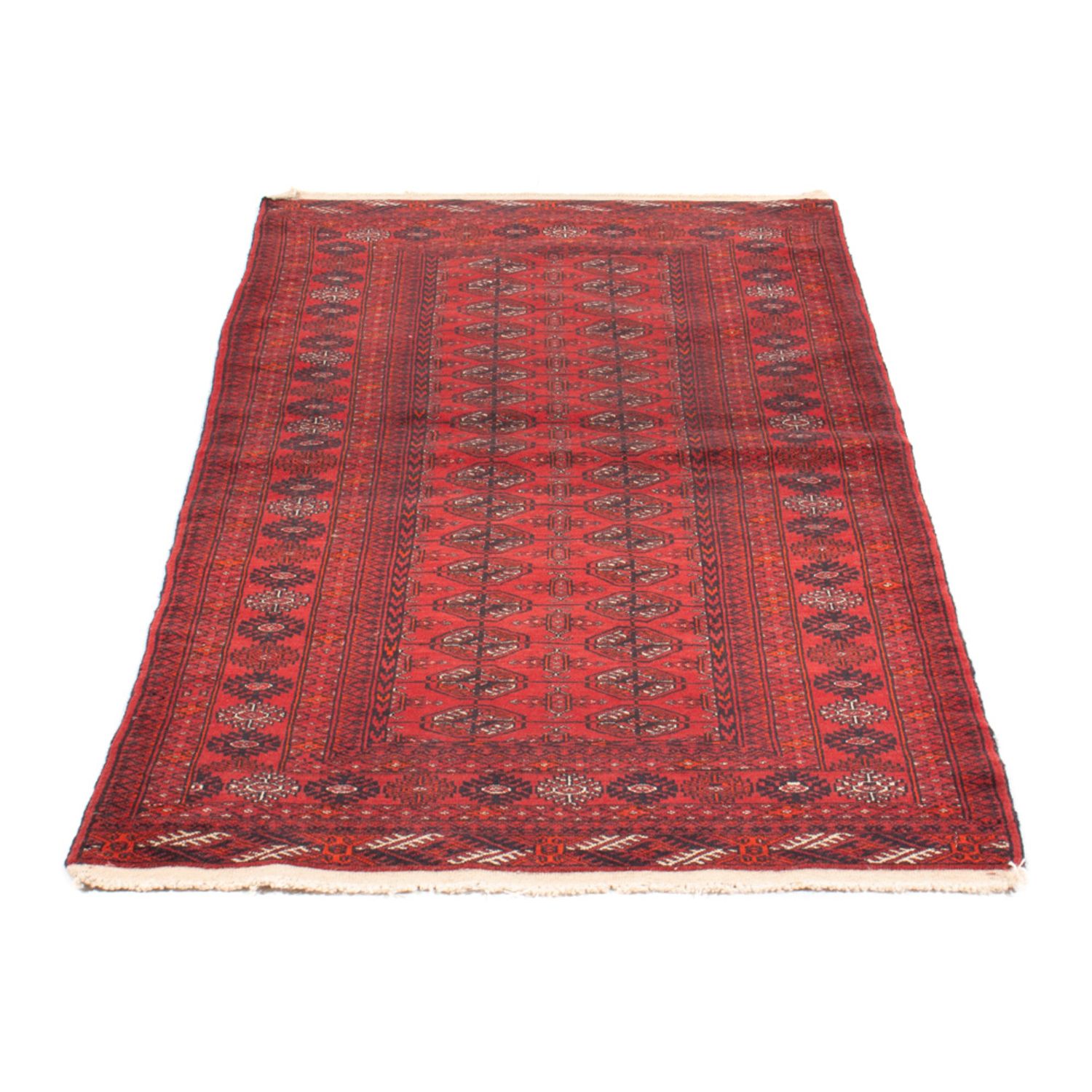 Runner Turkaman Rug - 184 x 88 cm - red