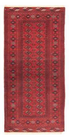 Runner Turkaman Rug - 184 x 88 cm - red