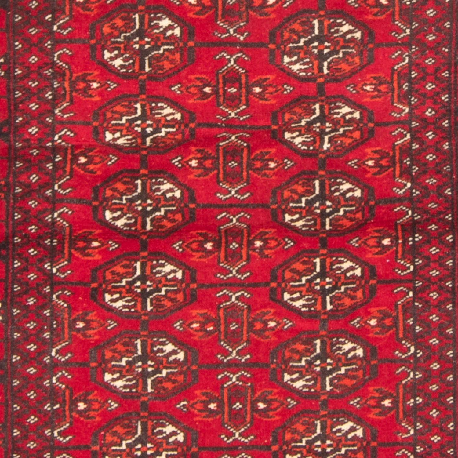 Runner Turkaman Rug - 180 x 83 cm - red