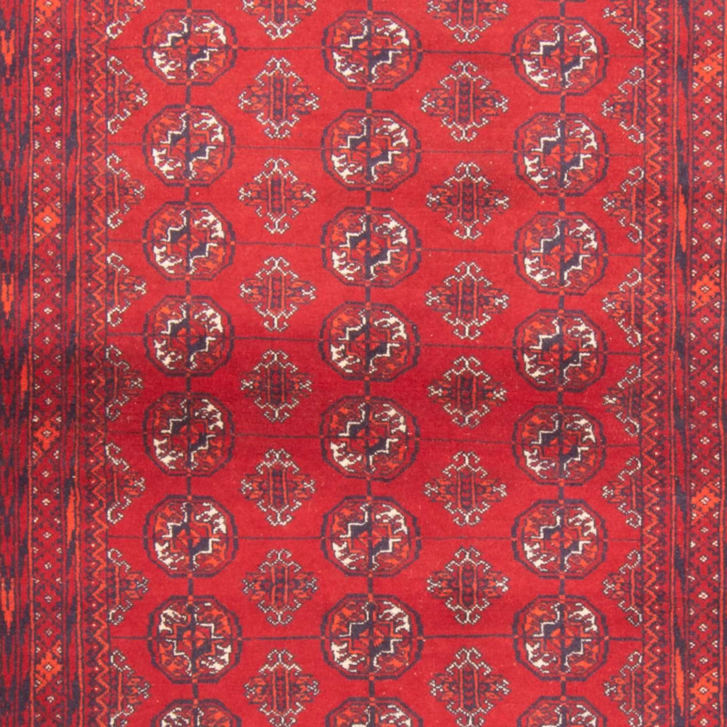 Turkaman Rug - 175 x 126 cm - red
