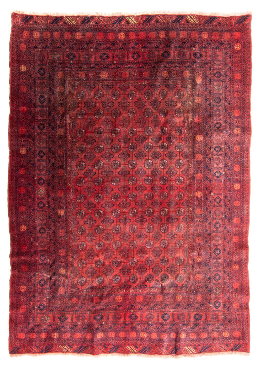Turkaman Rug - 305 x 202 cm - red