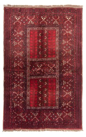 Turkaman Rug - 237 x 158 cm - red