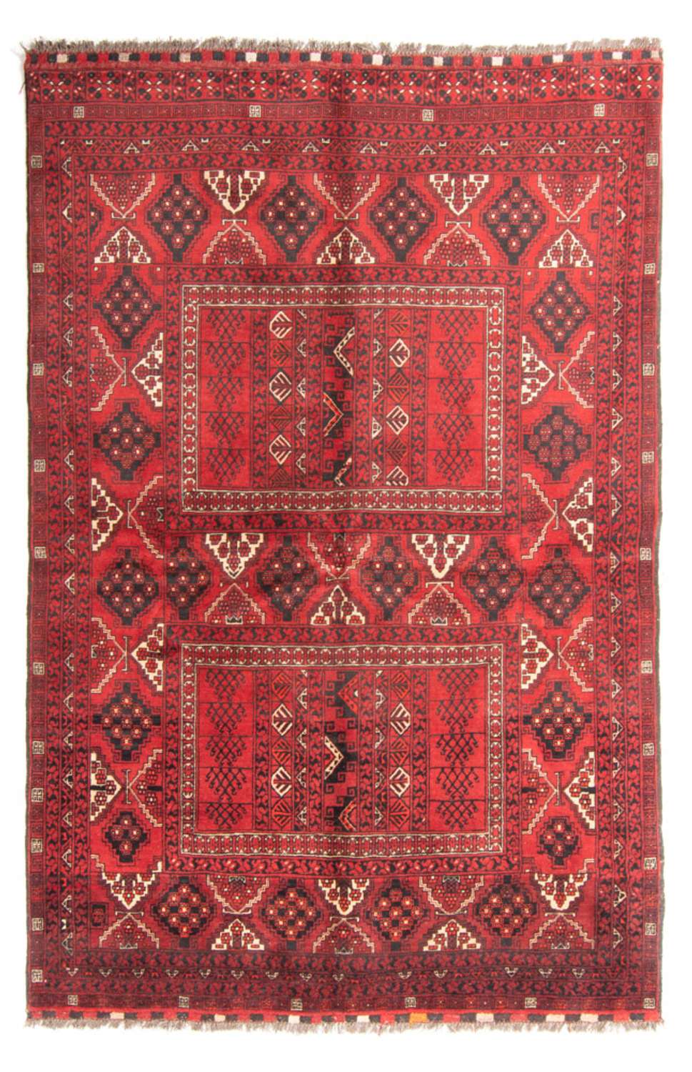 Turkaman Rug - 230 x 157 cm - red