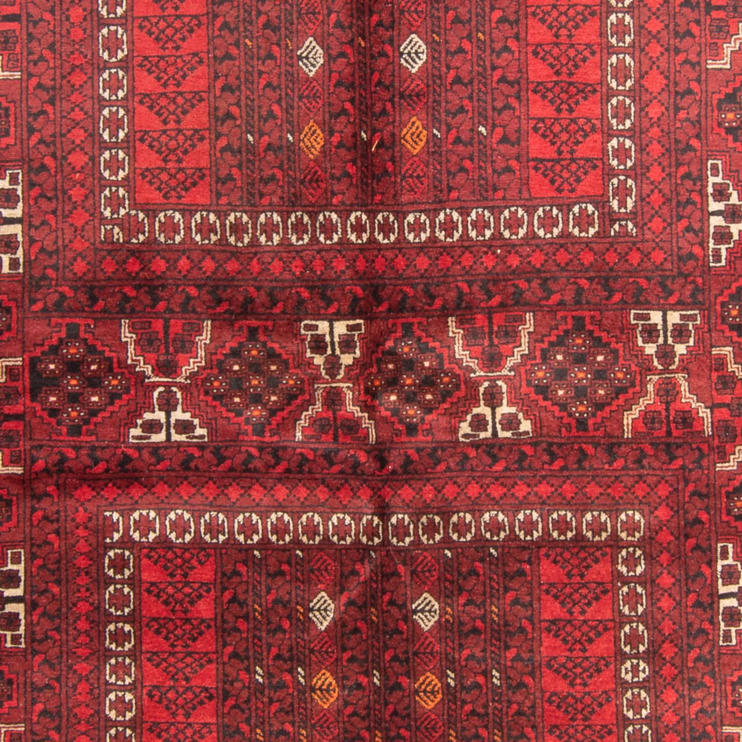 Turkaman Rug - 238 x 164 cm - red