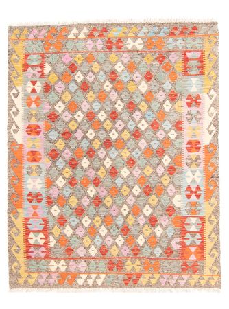 Kelim Rug - Splash - 189 x 154 cm - multicolored