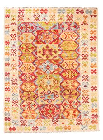 Kelim Rug - Splash - 199 x 156 cm - multicolored