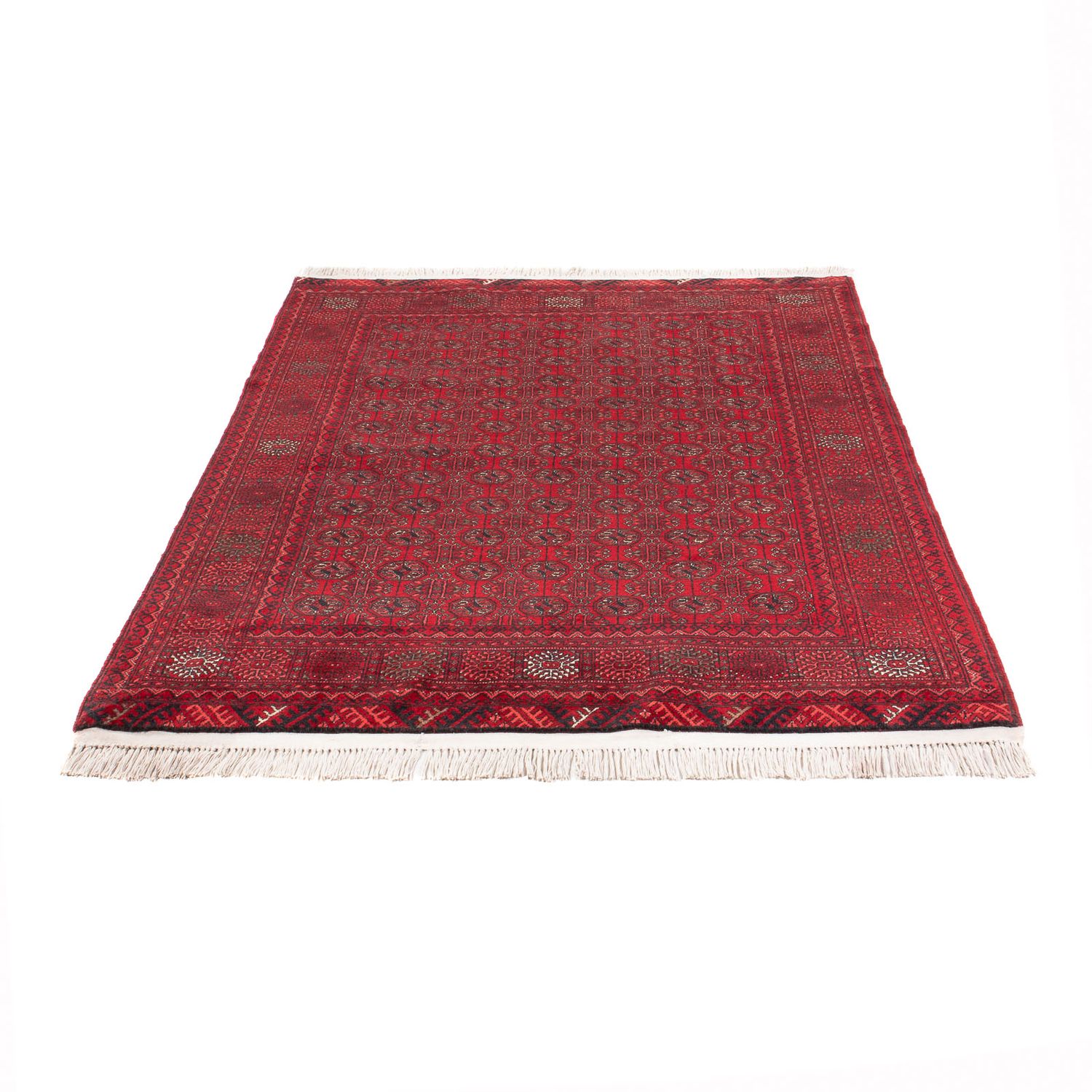 Afghan Rug - Bukhara - 196 x 124 cm - red