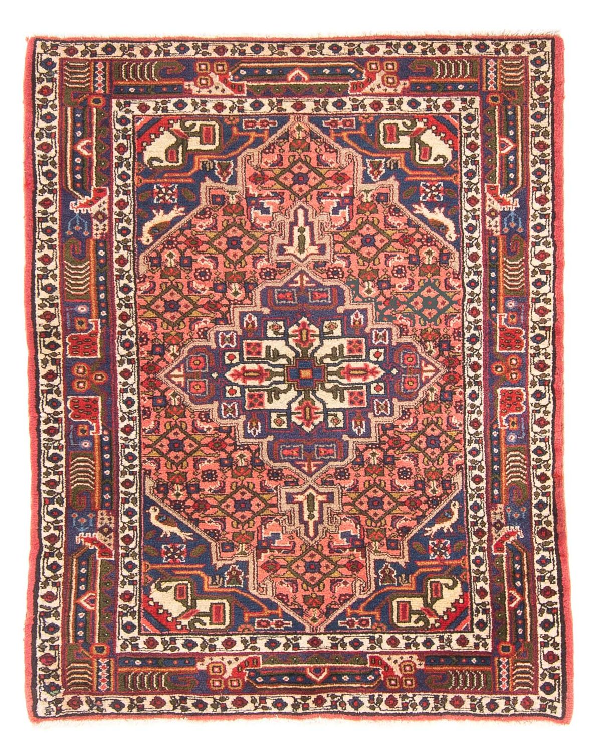 Perser Rug - Nomadic - 156 x 103 cm - red