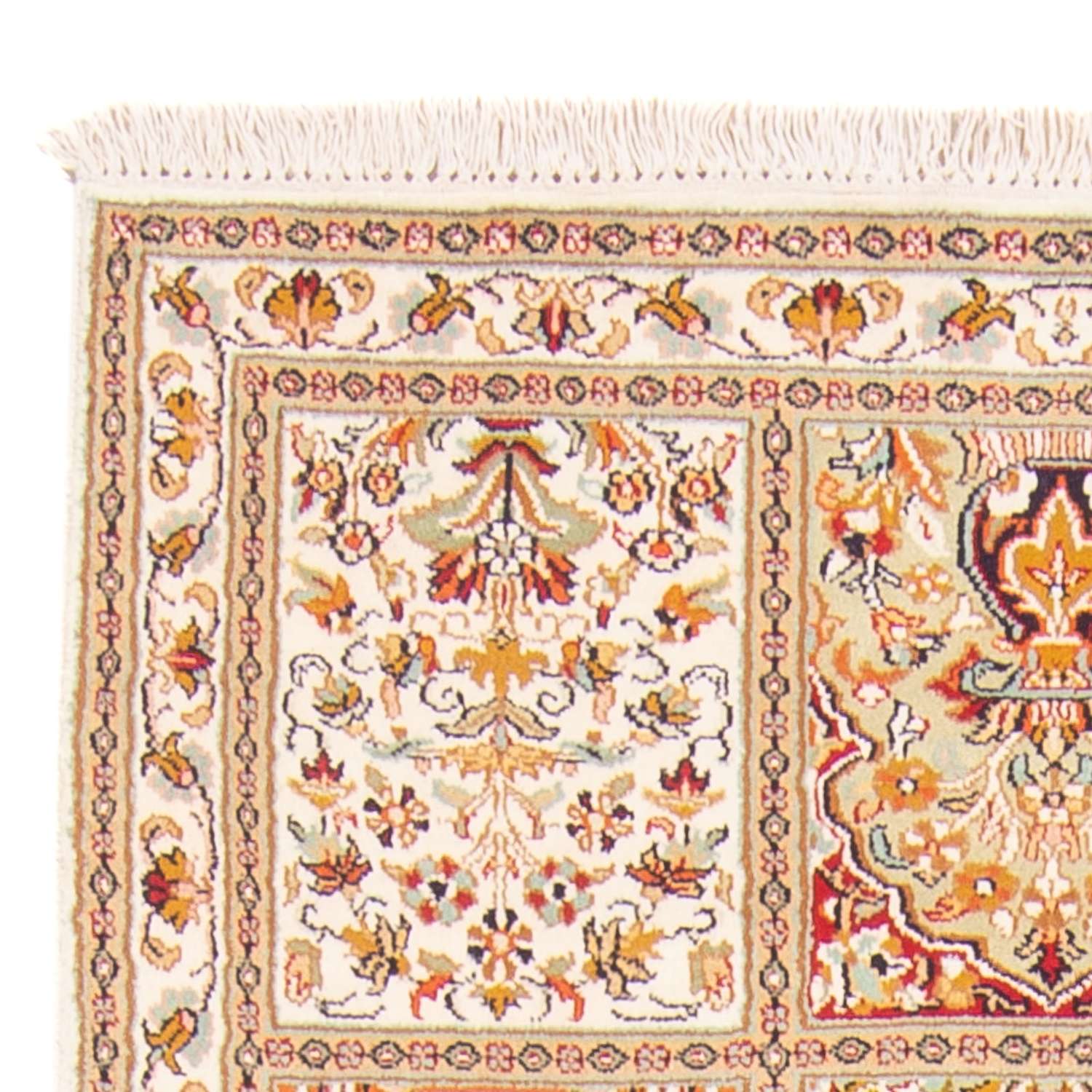 Silk Rug - Kashmir Silk - 118 x 78 cm - multicolored