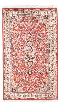 Silk Rug - Kashmir Silk - 162 x 90 cm - red