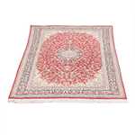 Silk Rug - Kashmir Silk - 162 x 90 cm - red