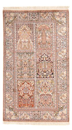 Silk Rug - Kashmir Silk - 148 x 92 cm - multicolored