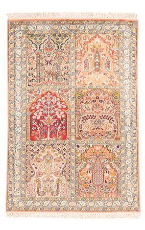 Silk Rug - Kashmir Silk - 155 x 80 cm - multicolored