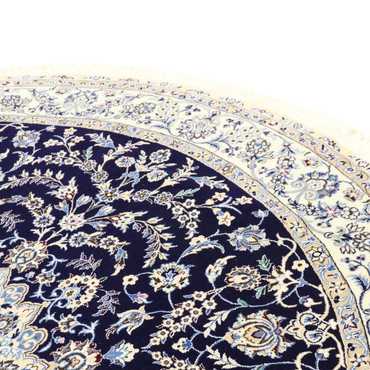 Perser Rug - Nain - Royal round  - 260 x 260 cm - dark blue