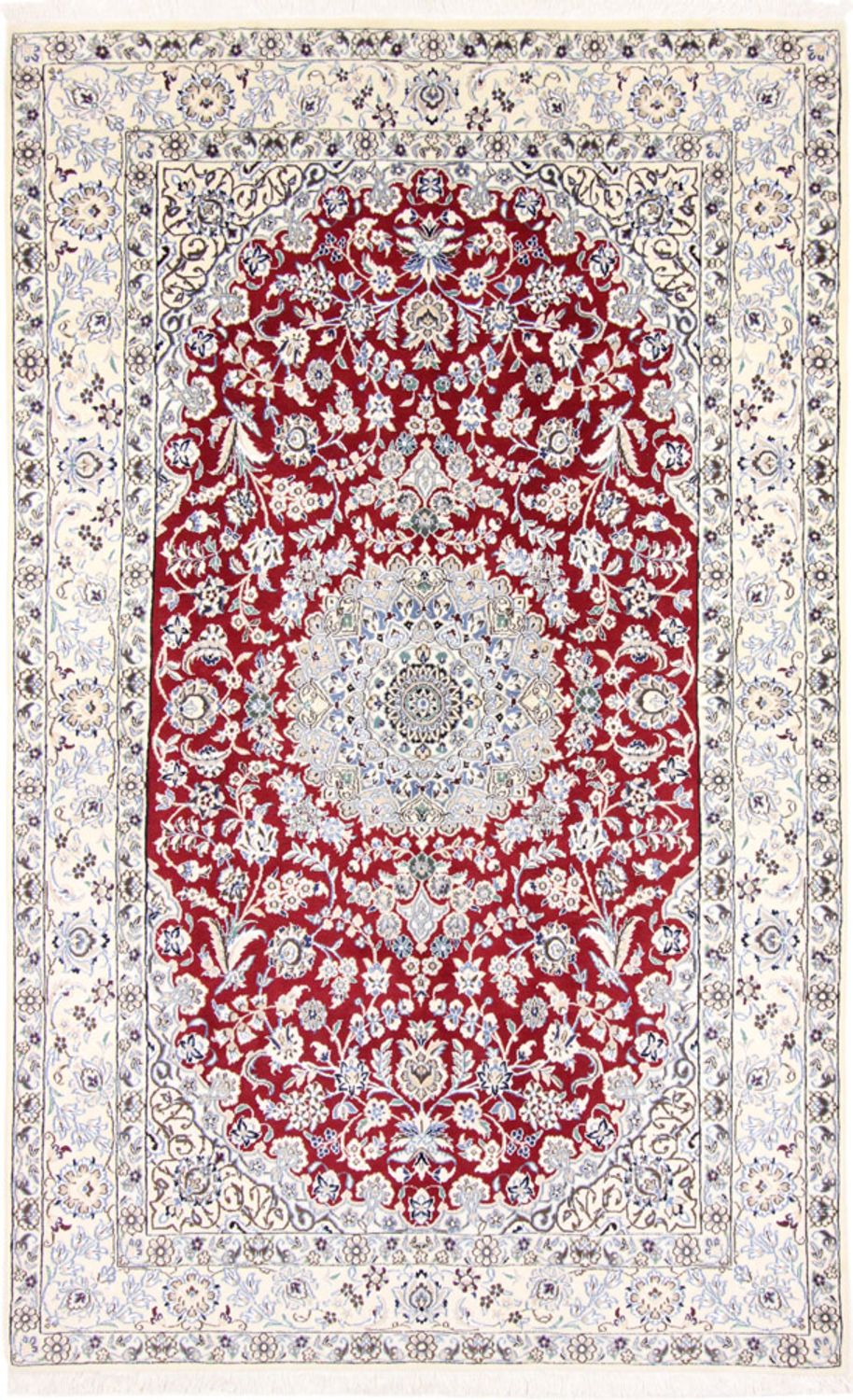 Perser Rug - Nain - Royal - 248 x 148 cm - red