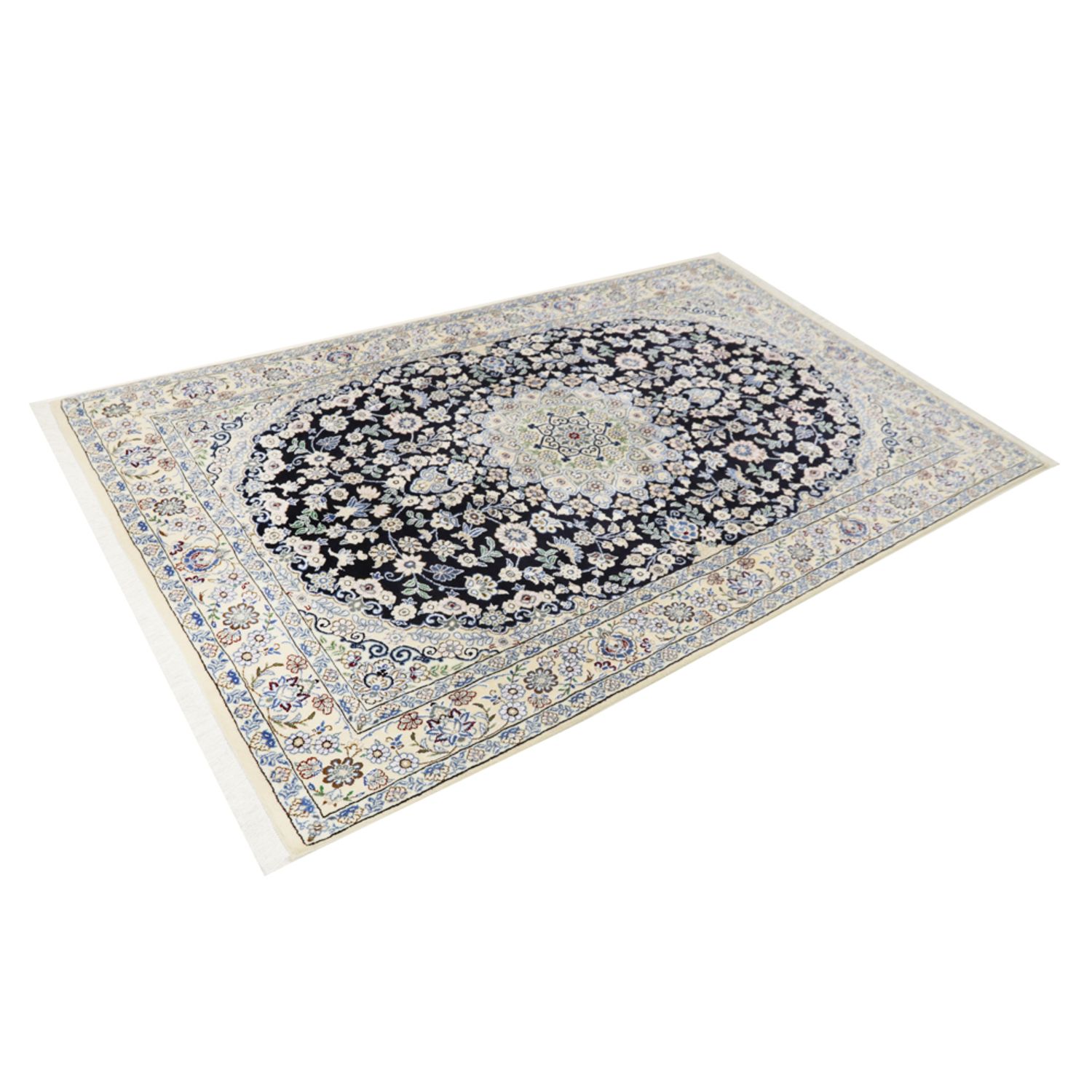 Perser Rug - Nain - Royal - 202 x 132 cm - dark blue