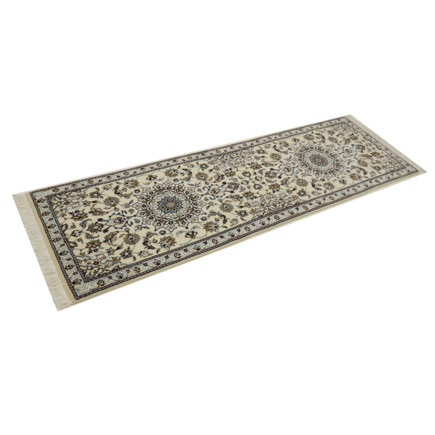 Runner Perser Rug - Nain - Royal - 199 x 62 cm - beige