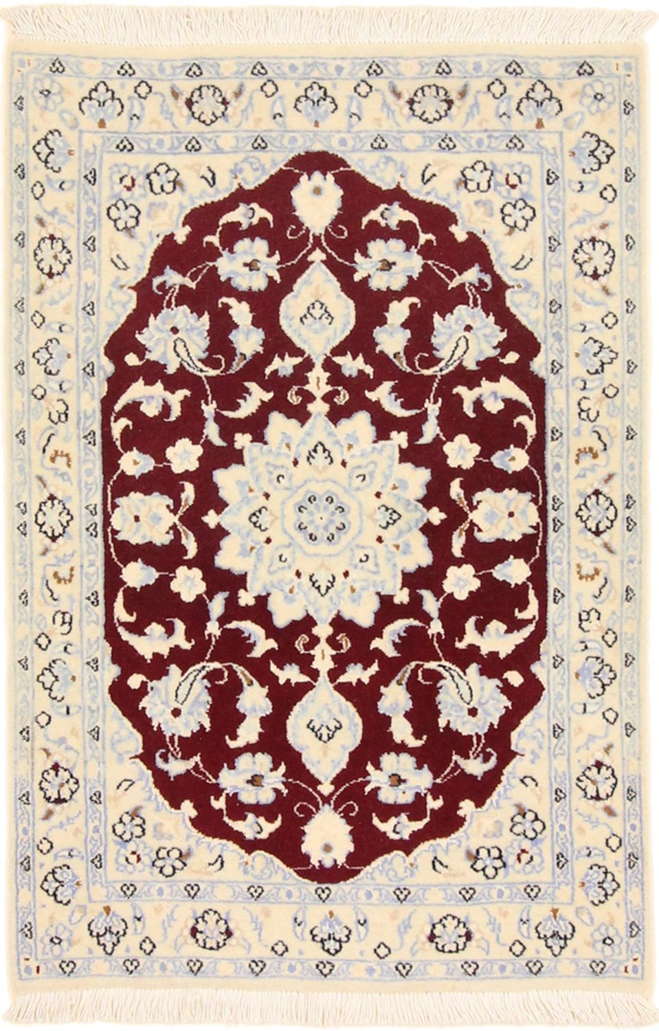 Perser Rug - Nain - Royal - 90 x 60 cm - red