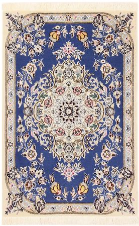 Perser Rug - Nain - Royal - 90 x 60 cm - blue