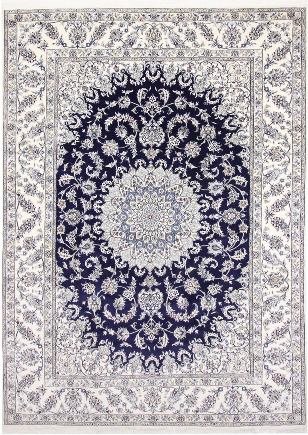 Perser Rug - Nain - 344 x 246 cm - dark blue