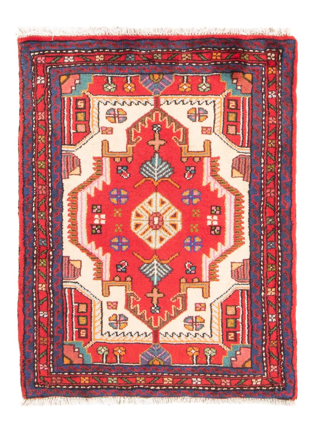 Perser Rug - Nomadic - 91 x 65 cm - red