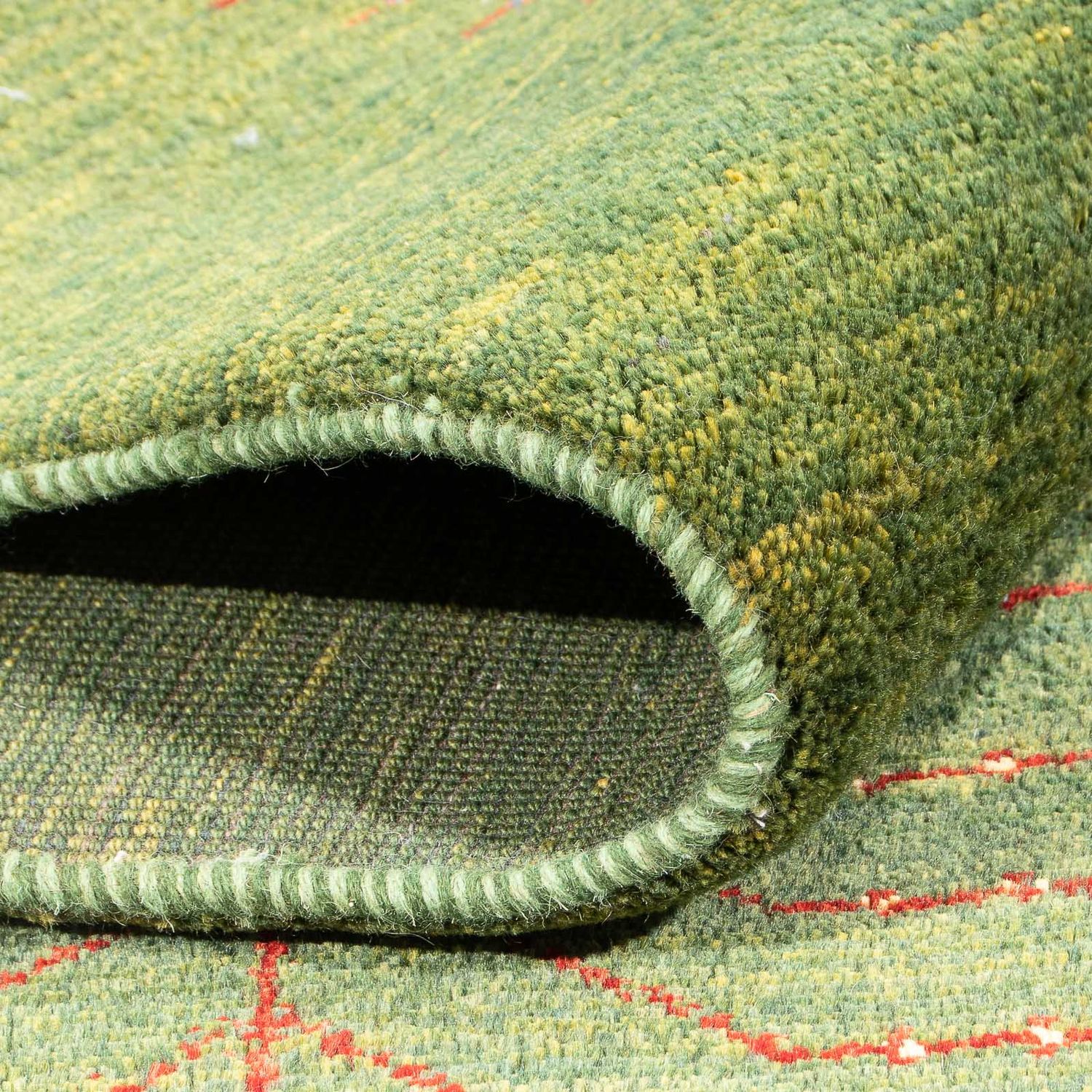 Gabbeh Rug - Perser - 241 x 173 cm - green