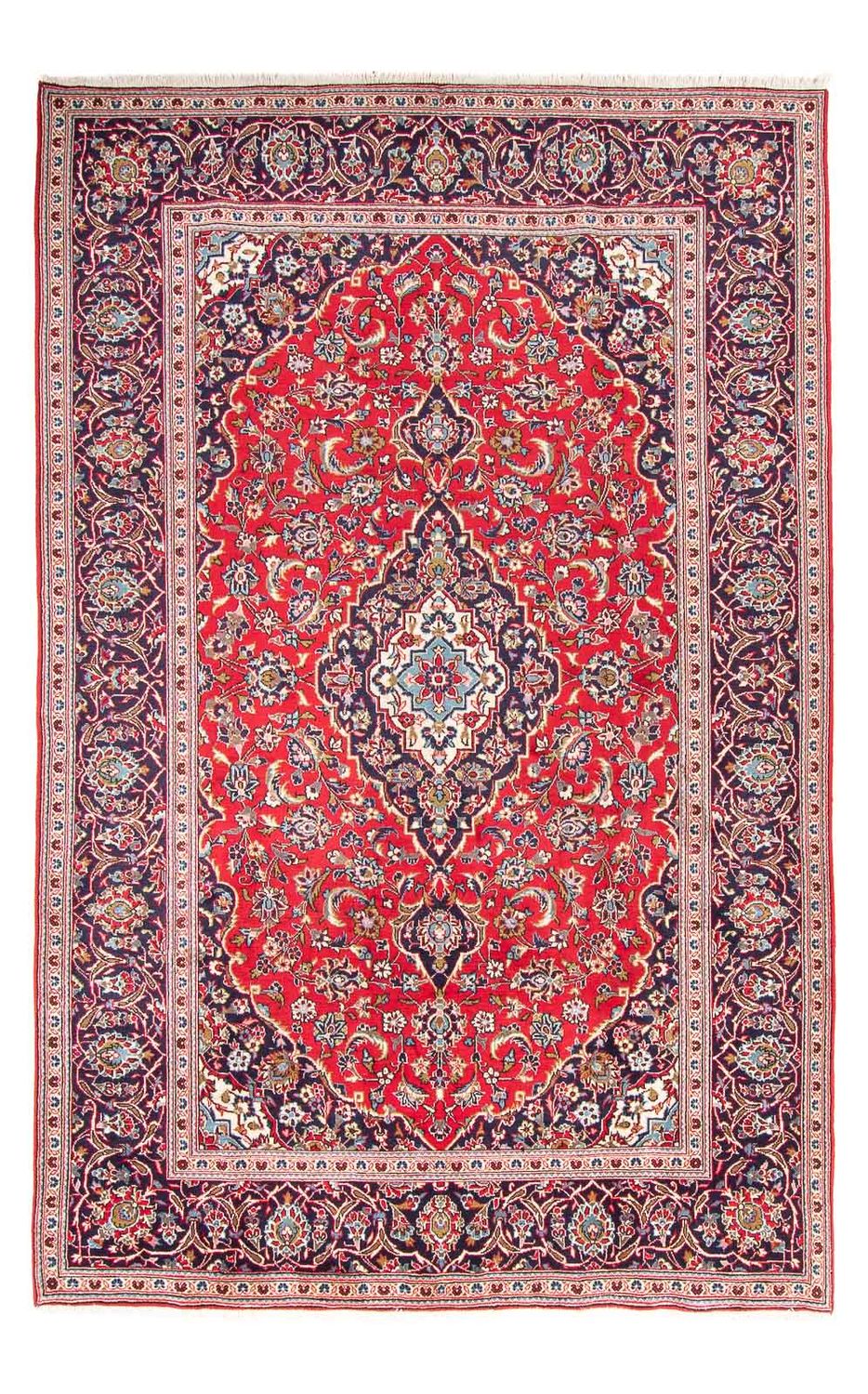 Perser Rug - Keshan - 307 x 195 cm - red