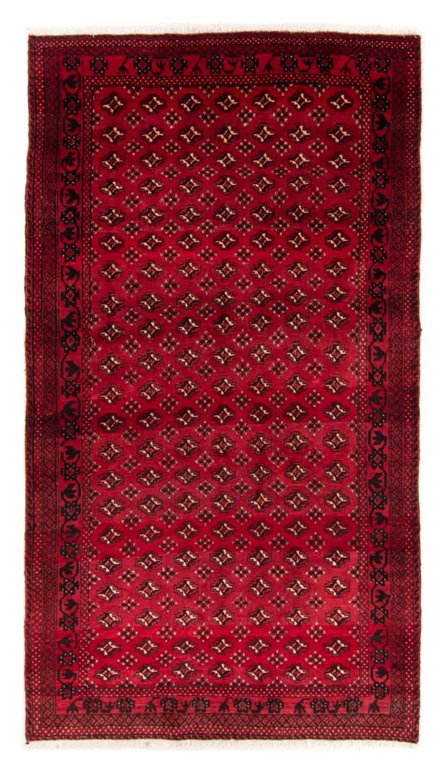 Turkaman Rug - 239 x 130 cm - red