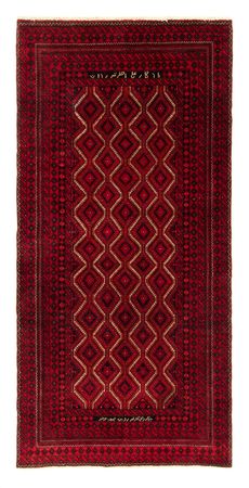 Runner Belutsch Rug - 198 x 92 cm - red