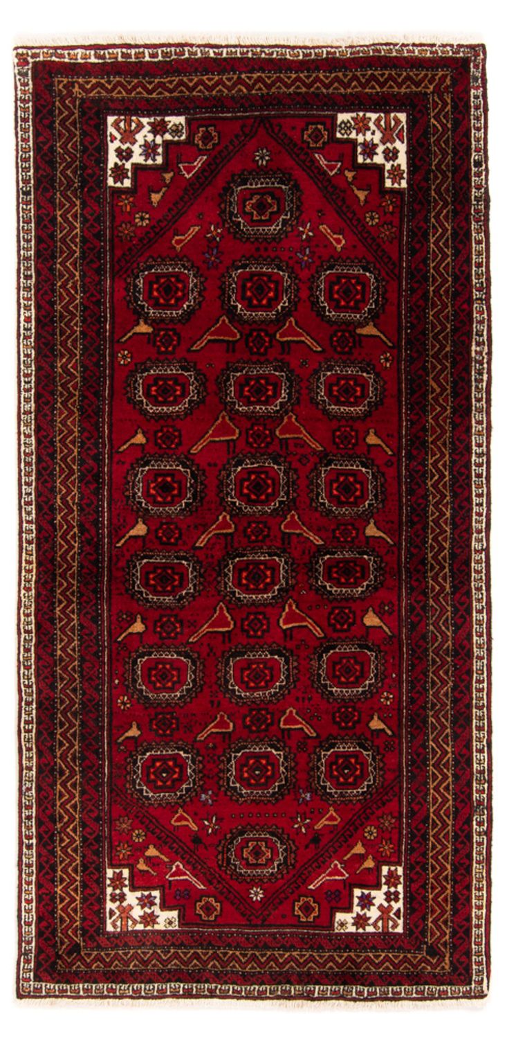 Runner Belutsch Rug - 188 x 94 cm - red