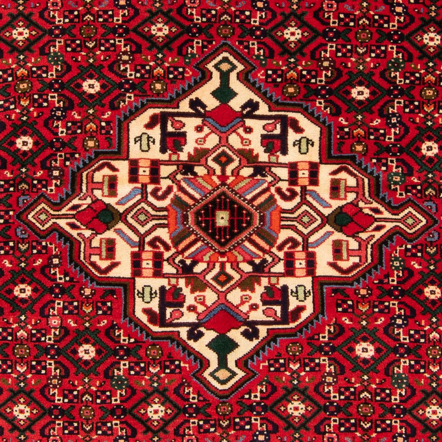 Perser Rug - Nomadic - 198 x 153 cm - red