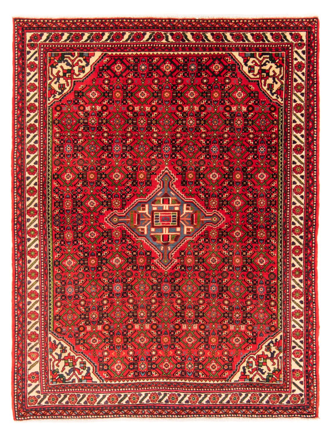 Perser Rug - Nomadic - 204 x 155 cm - red