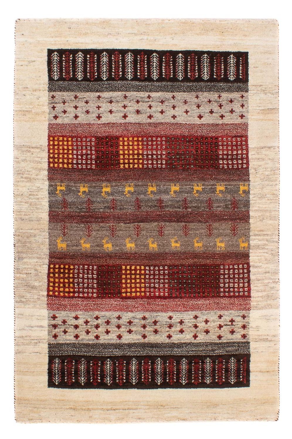 Gabbeh Rug - Loribaft Perser - 128 x 84 cm - multicolored