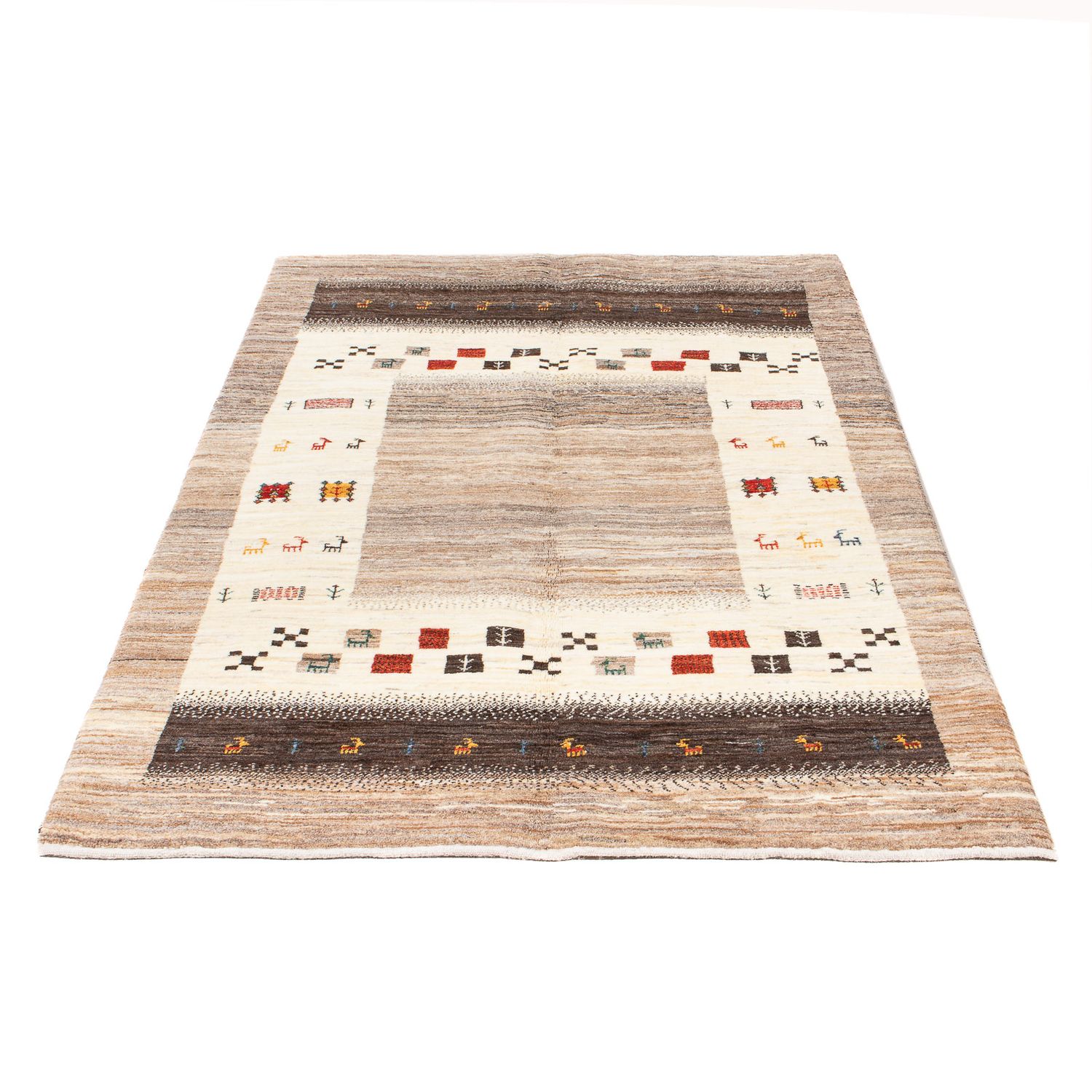 Gabbeh Rug - Loribaft Perser - 186 x 117 cm - natural