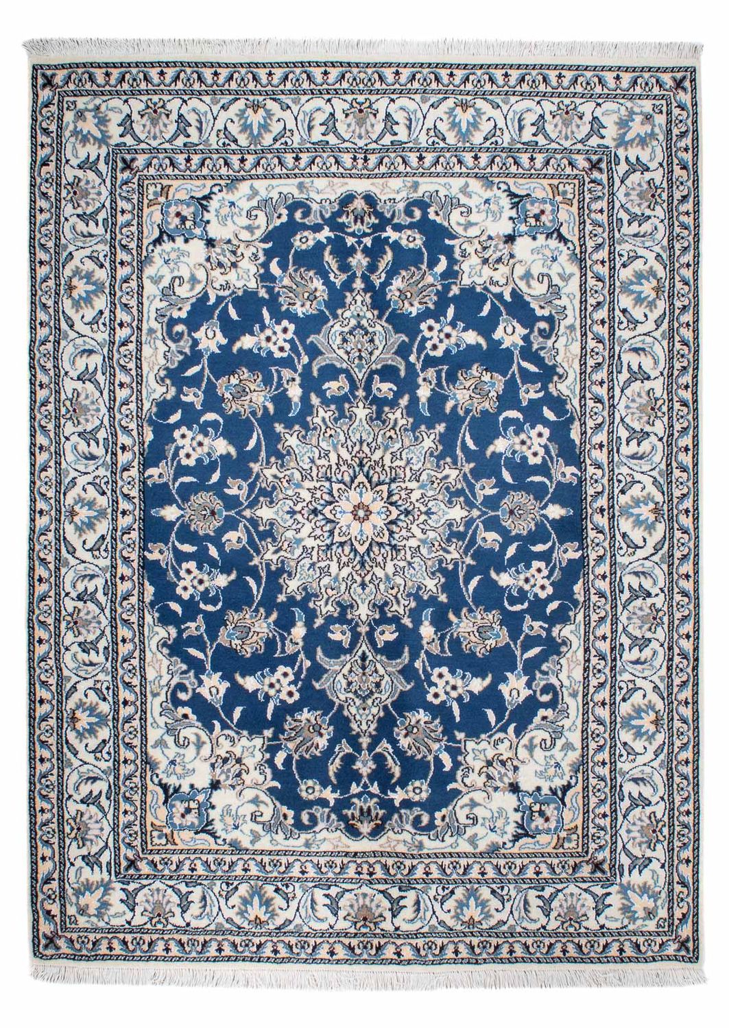 Perser Rug - Nain - 200 x 145 cm - blue