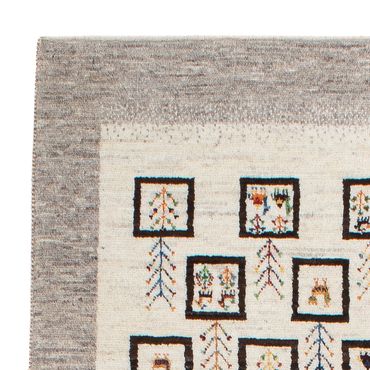 Runner Gabbeh Rug - Loribaft Perser - 199 x 87 cm - natural