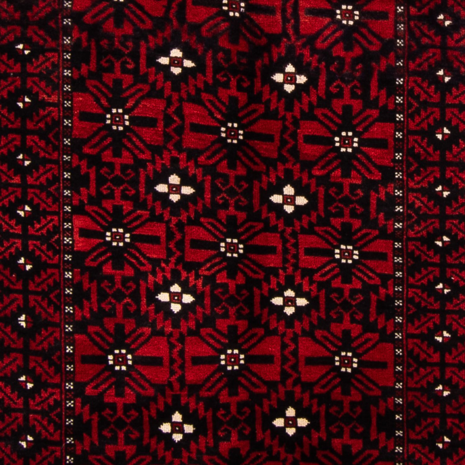 Perser Rug - Nomadic - 304 x 150 cm - red