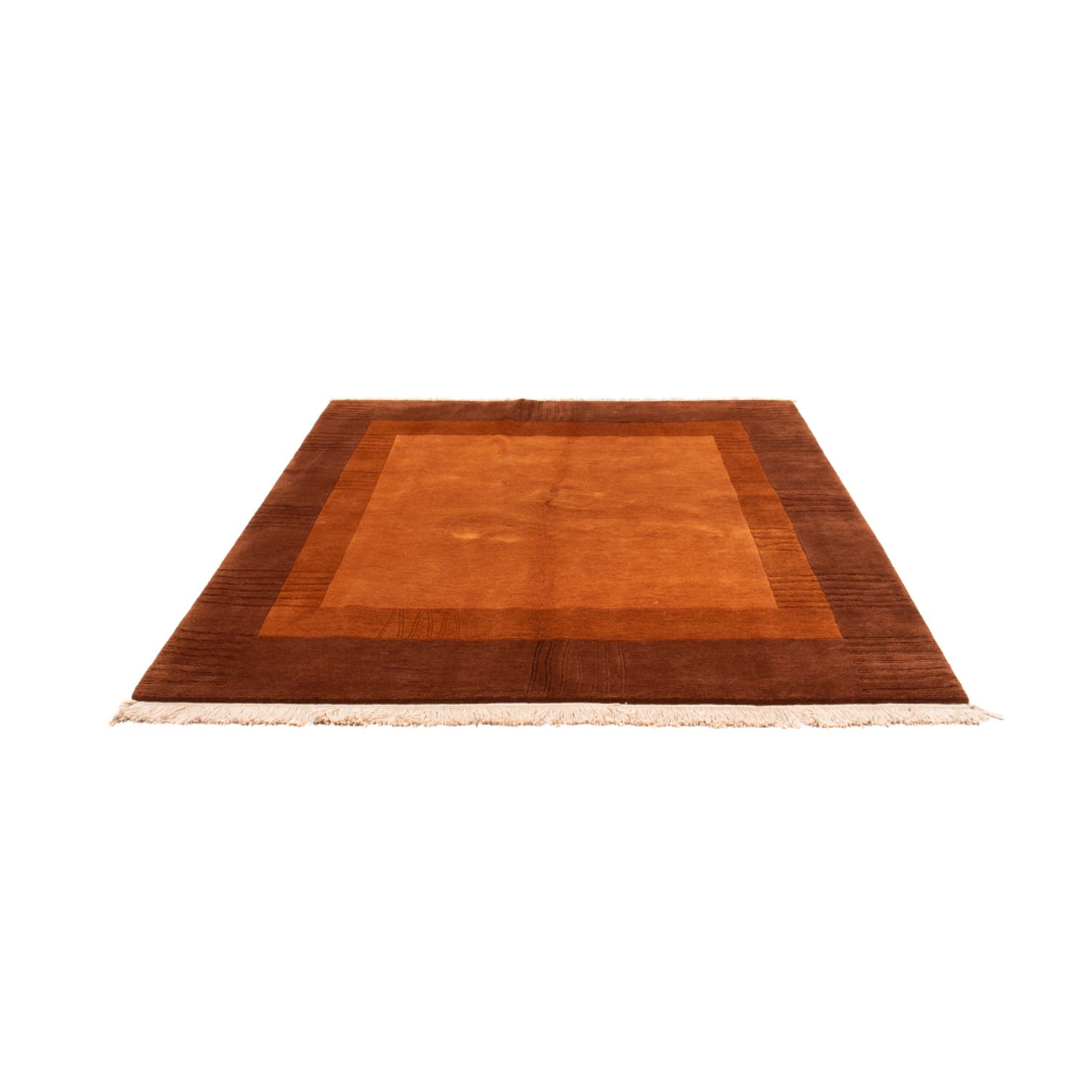 Nepal Rug - Royal square  - 205 x 203 cm - brown