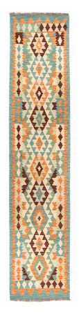 Runner Kelim Rug - Splash - 304 x 75 cm - multicolored