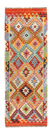 Runner Kelim Rug - Splash - 204 x 79 cm - multicolored