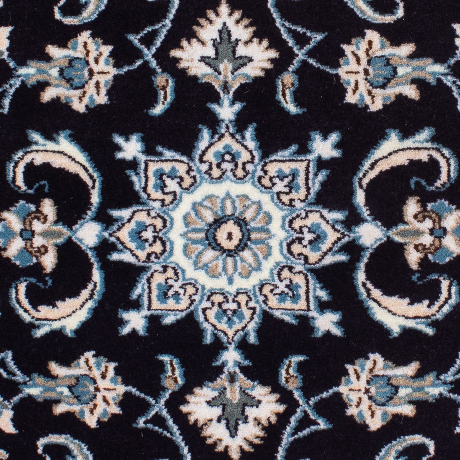 Perser Rug - Nain - 134 x 71 cm - dark blue