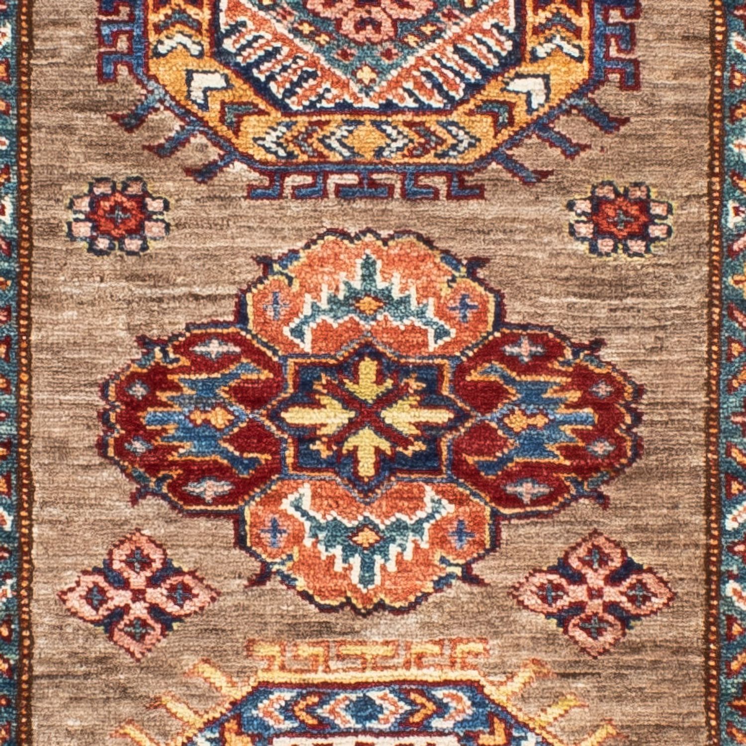 Runner Ziegler Rug - Kazak - 254 x 79 cm - natural