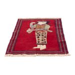 Belutsch Rug - 135 x 86 cm - red