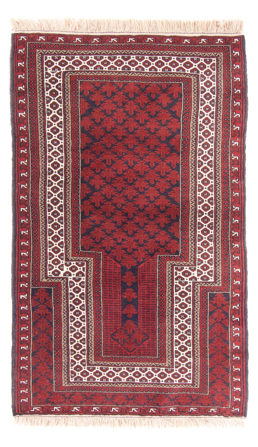 Belutsch Rug - Prayer Rug - 154 x 92 cm - red