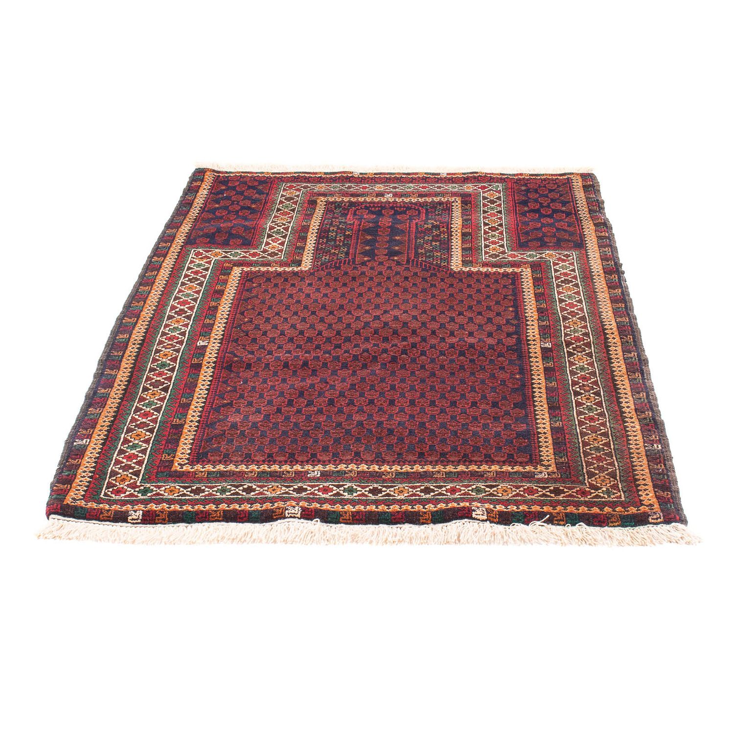 Belutsch Rug - Prayer Rug - 147 x 96 cm - blue