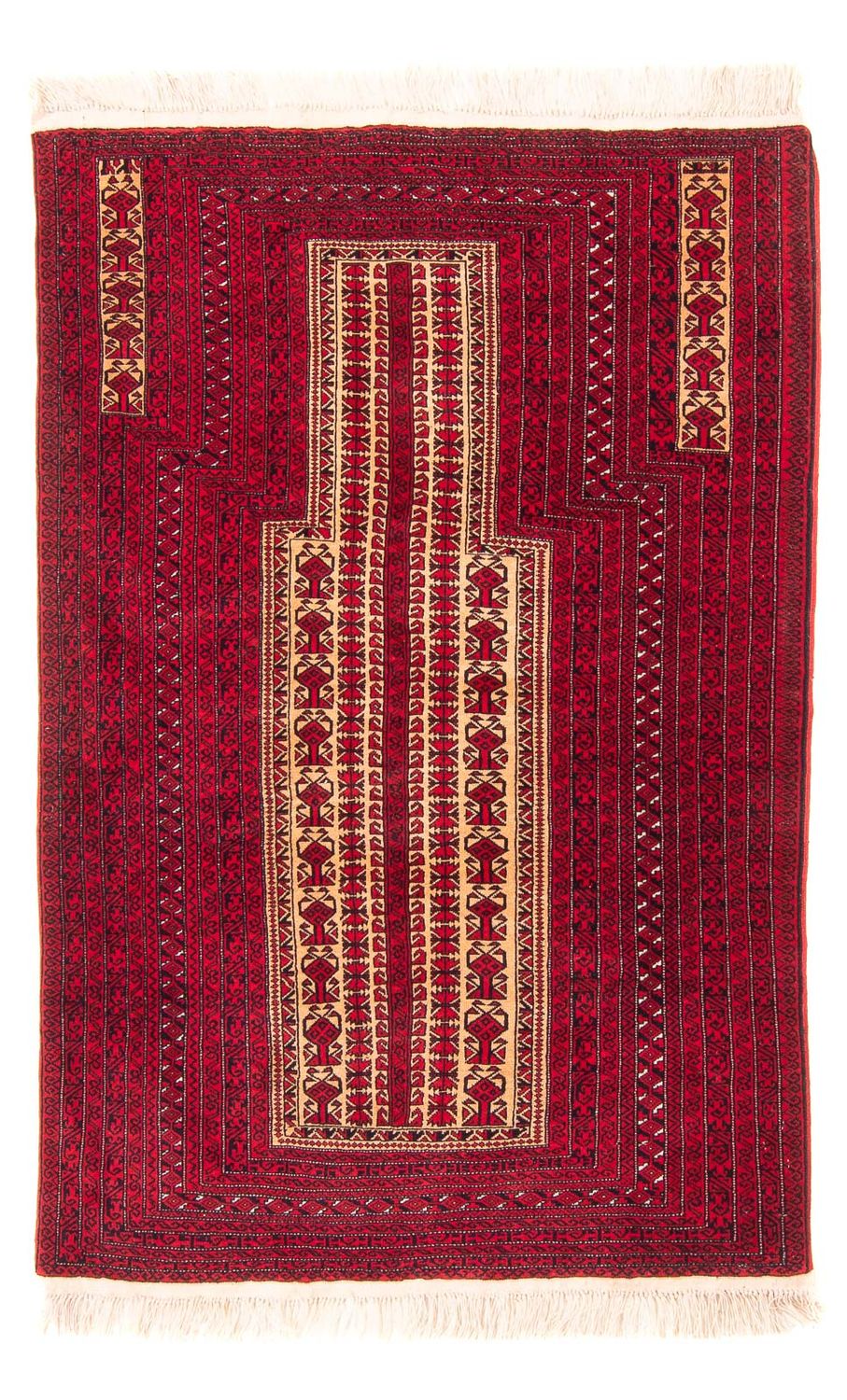 Belutsch Rug - Prayer Rug - 132 x 92 cm - beige