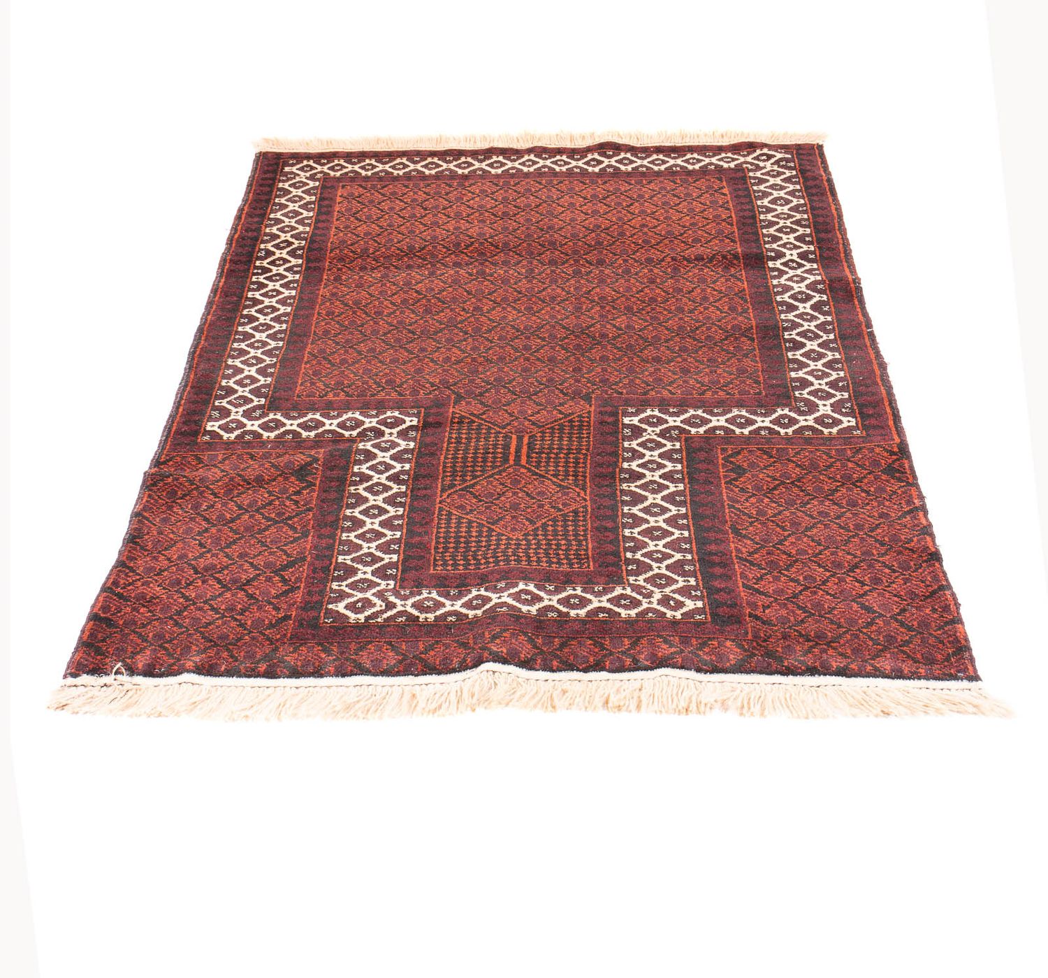 Belutsch Rug - Prayer Rug - 142 x 85 cm - red