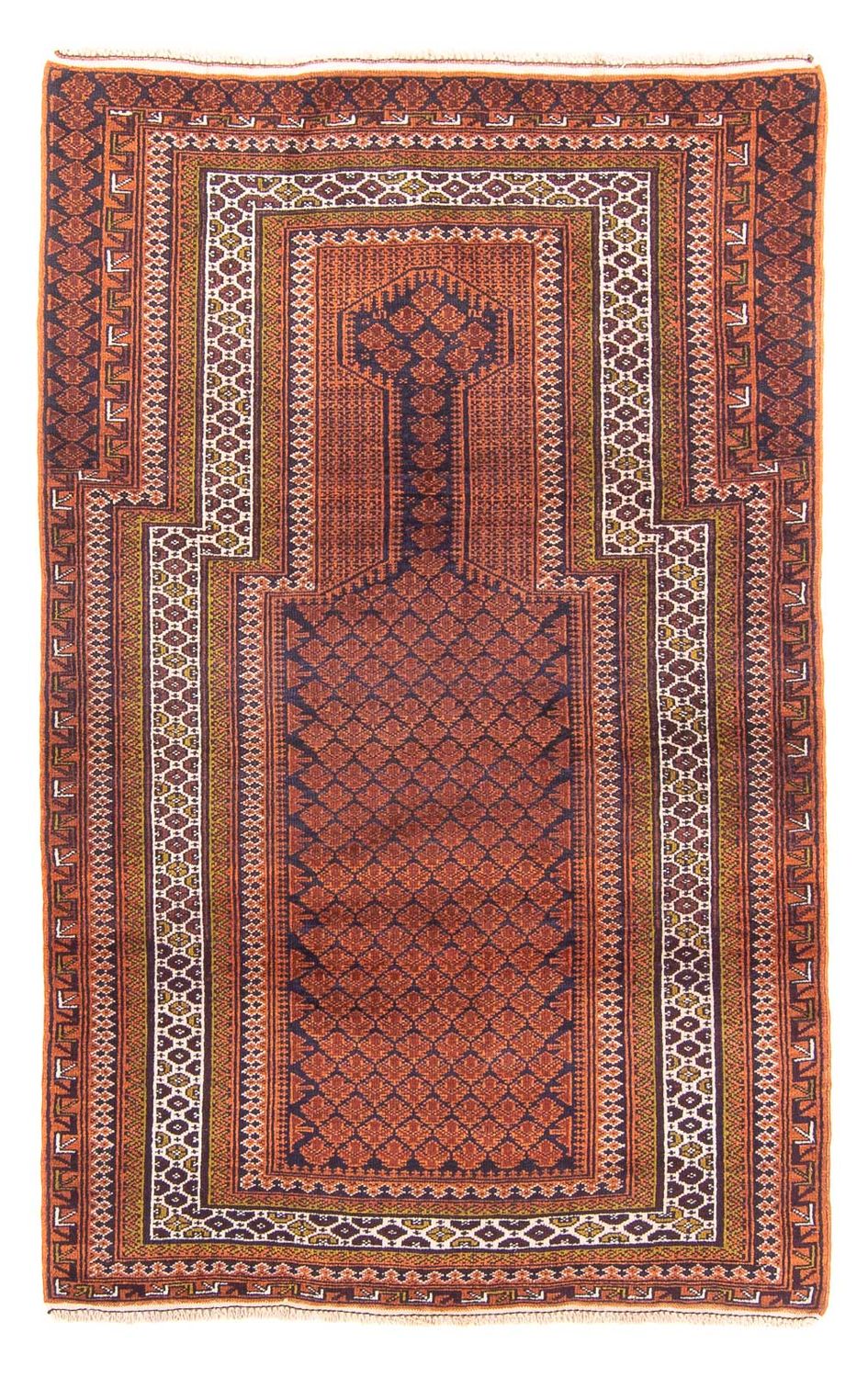 Belutsch Rug - Prayer Rug - 141 x 86 cm - blue