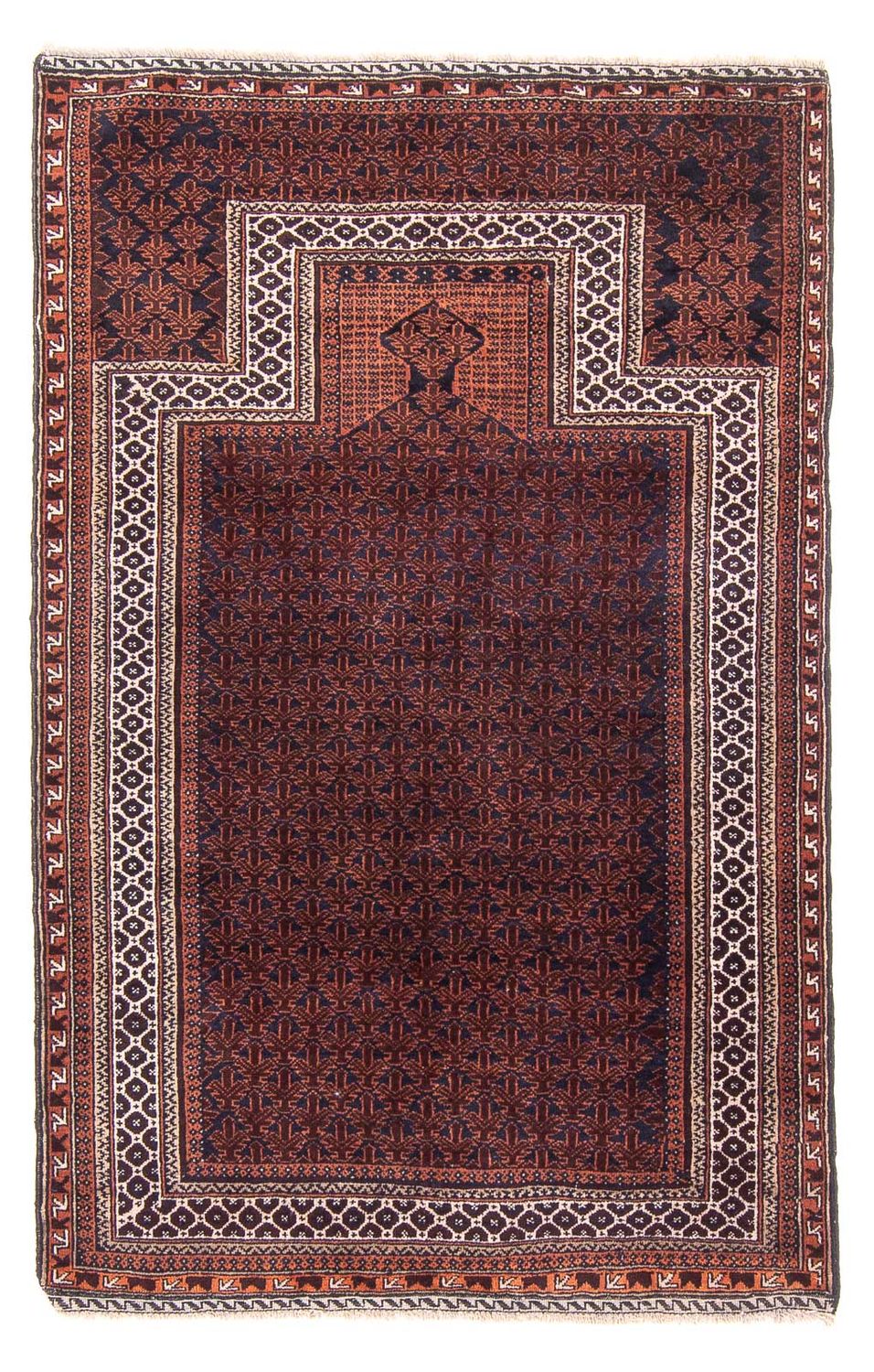 Belutsch Rug - Prayer Rug - 146 x 96 cm - dark blue