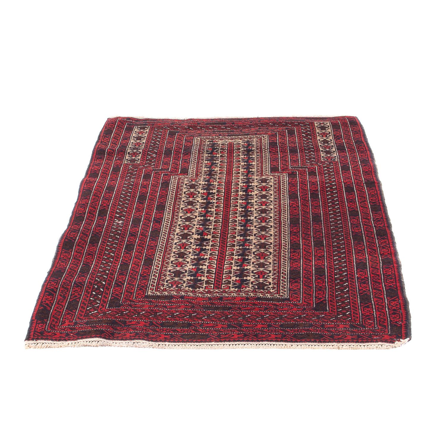 Belutsch Rug - Prayer Rug - 135 x 90 cm - beige